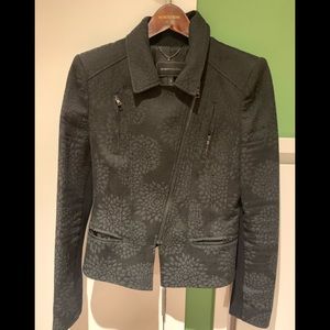 BCBGMaxAzria Black Zipper Jacket